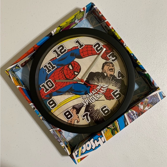 Marvel The Amazing Spider-Man Analog Wall Clock-NIB - Picture 3 of 5